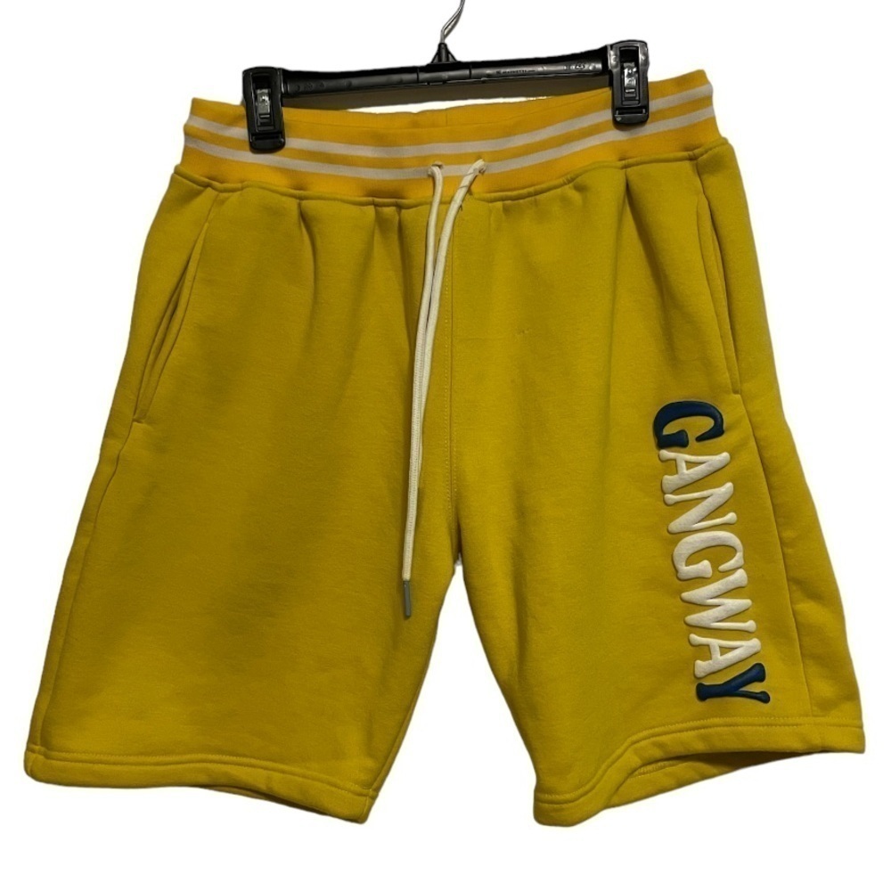 Gangway Yellow XL Drawstring Sweat Shorts